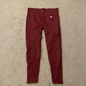 Women’s Best Maroon Stretch Power Seamless Leggings XXL